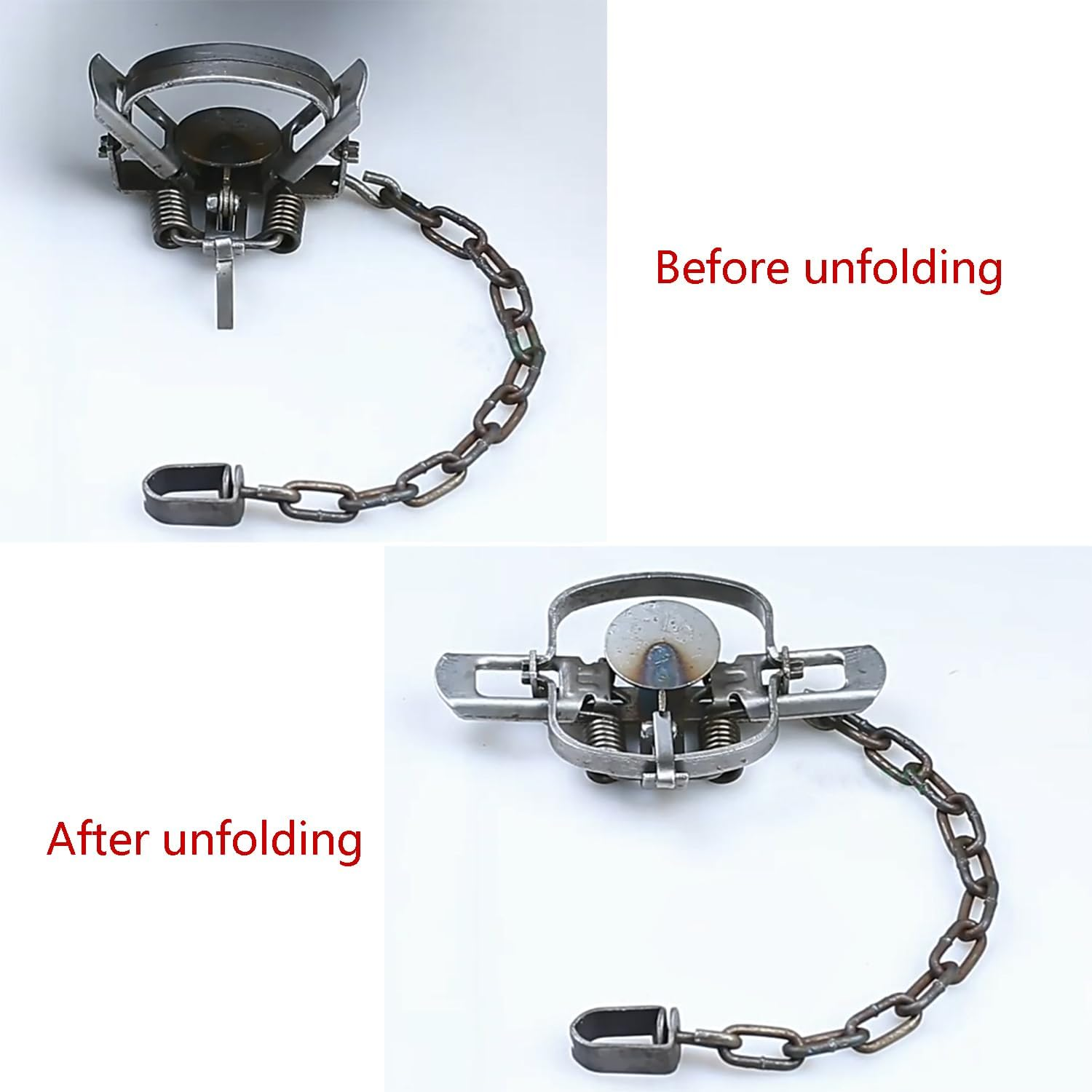 Taicols Rat Trap, 2 Pack Small Animal Traps, Metal Mouse Traps Quick Effectively, Rat and Chipmunk Traps, Outdoor Hunting Tools for Possum Raccoon Fox Rabbit Cat, Mice Trap, Pest Control for Rats image number 1