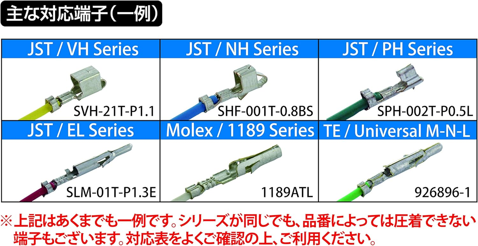 Engineer Inc 18-28AWG Universal Micro Connector Terminal Crimping Tool image number 3