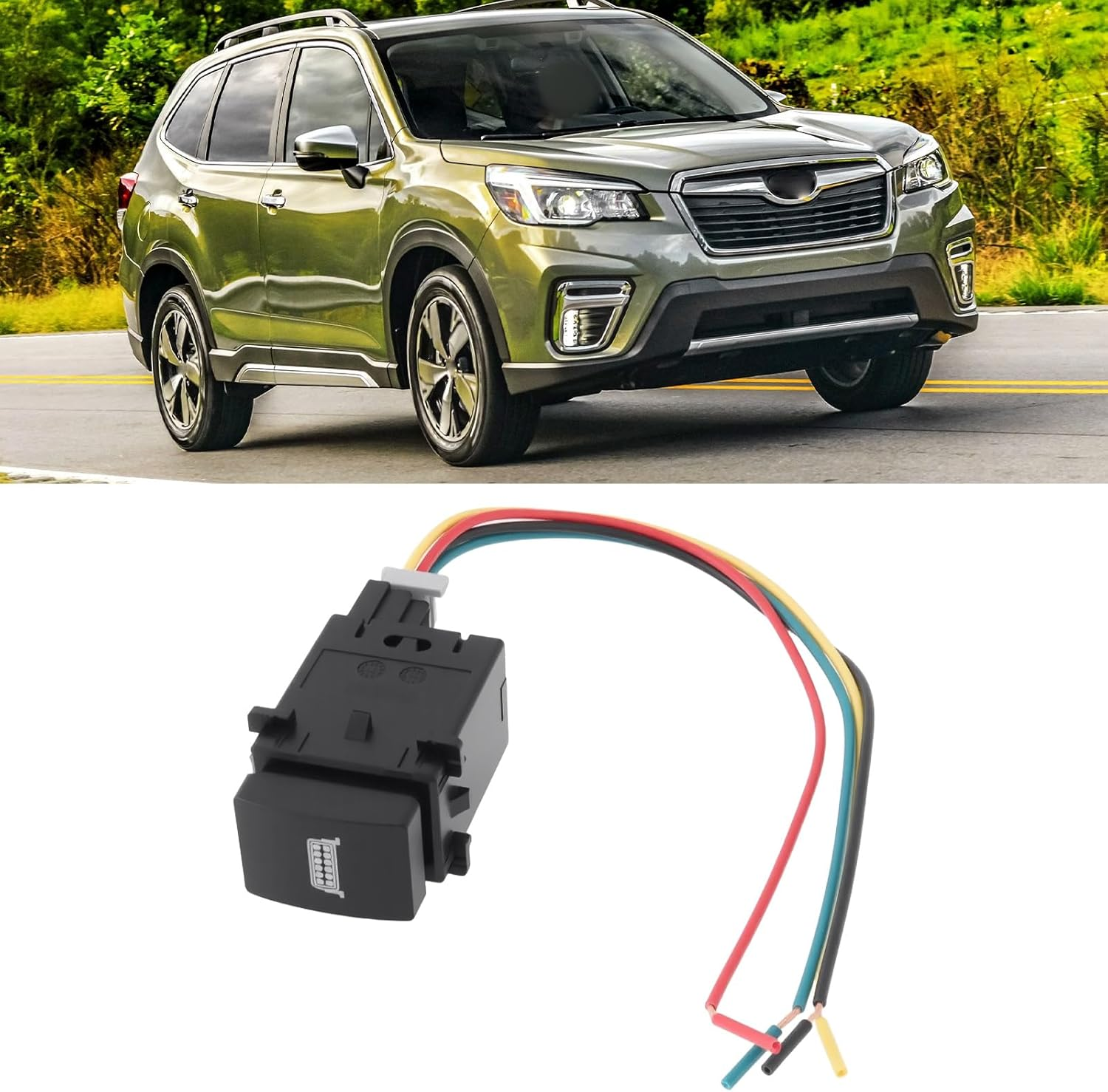 SING F LTD LED Light Bar Dashboard Switch Button with Wire Harness Compatible with Subaru 2016-2025 image number 5