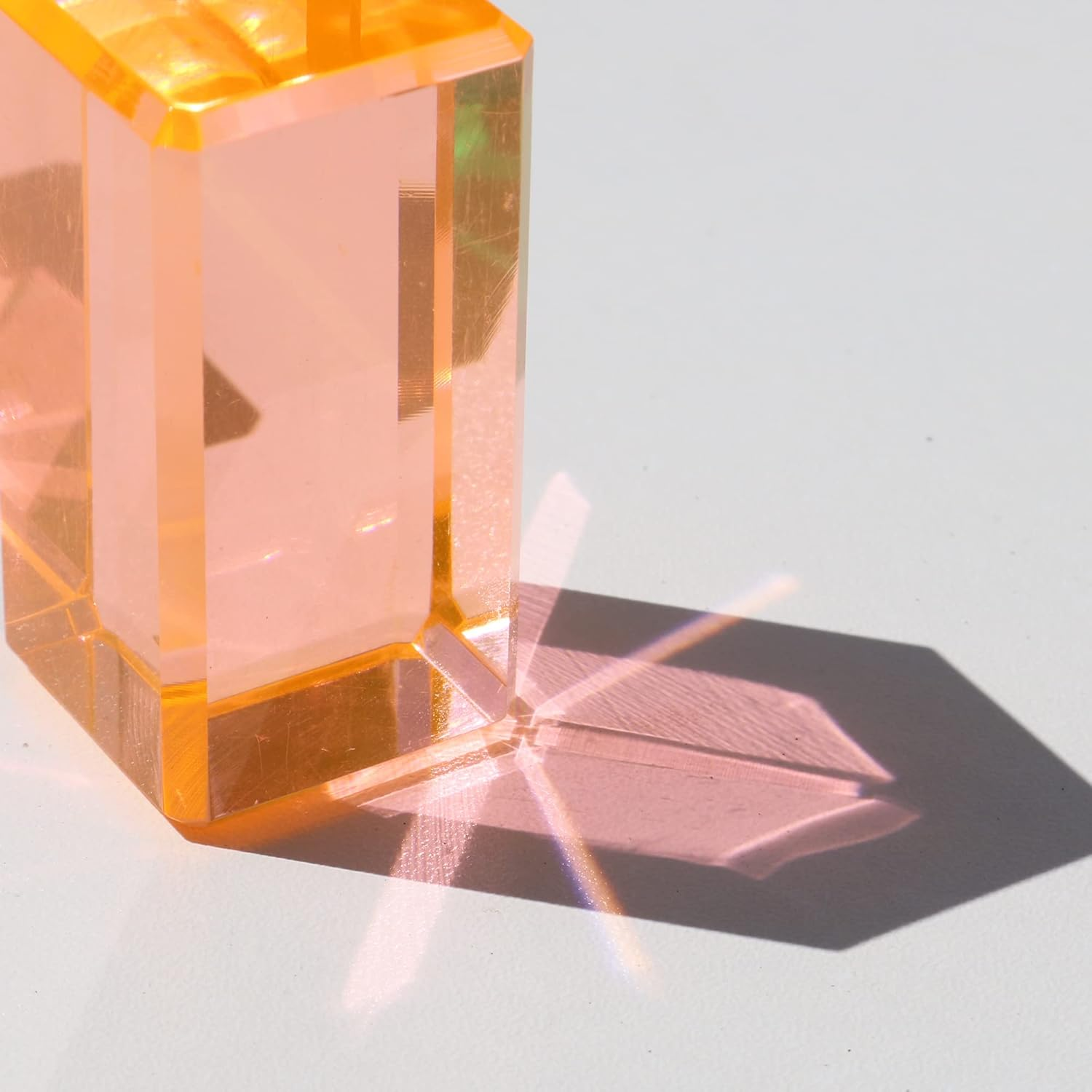 Rainbow Crystal Acrylic Strip Blocks Rectangle Stacking Gem Blocks for Kids 16 Colors Gem Cubes Stacking Educational Sensory Light Learning Toys(16Pcs Strip Blocks)&hellip;