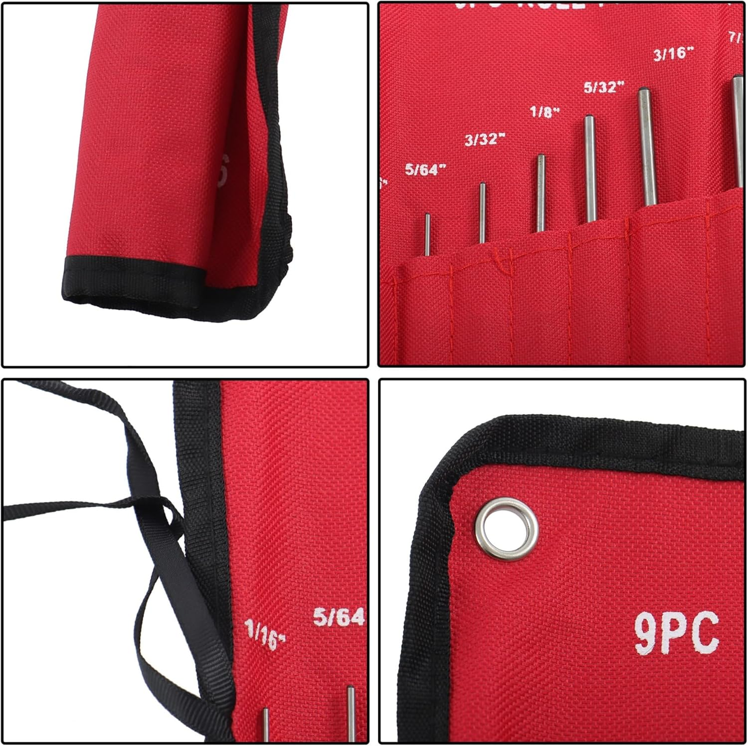 9PC Gun Building Tool Set Roll Pin Punch, Bolt Catch Tool, AR-15 Armorer Kit image number 2