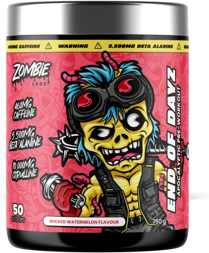 Zombie Labs End of Dayz Pre-Workout 50 Serves Wicked Watermelon image number 2