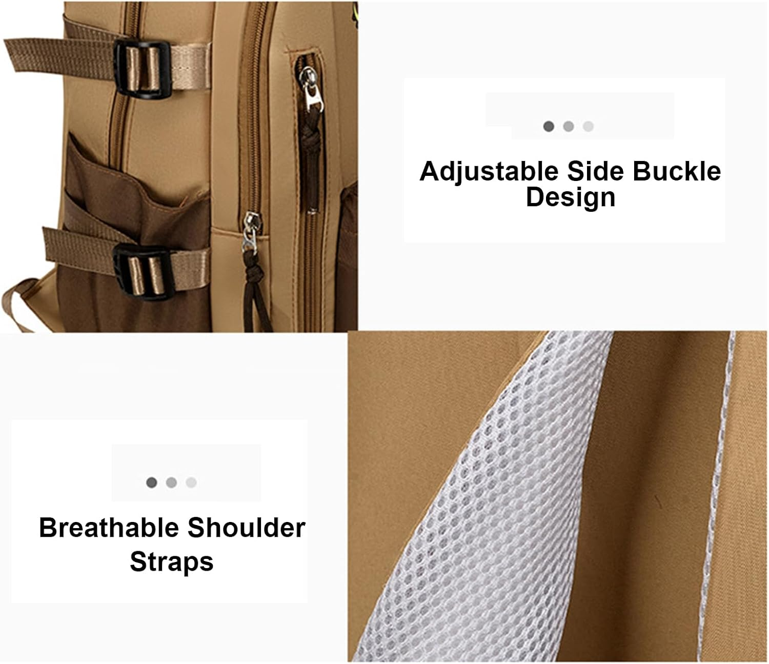 Capybara School Backpack | Girl Bookbag with Pencil Case and Tote Bag,Storage Cute Aesthetic Laptop Bookbag for Students Kids Daily Travel School - Back To Back Model image number 6