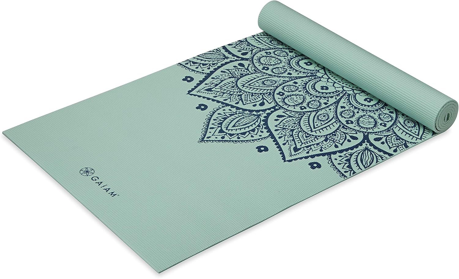 Gaiam Yoga Mat - Premium 5Mm Print Thick Non Slip Exercise & Fitness Mat for All Types of Yoga, Pilates & Floor Workouts (68" X 24" X 5Mm)