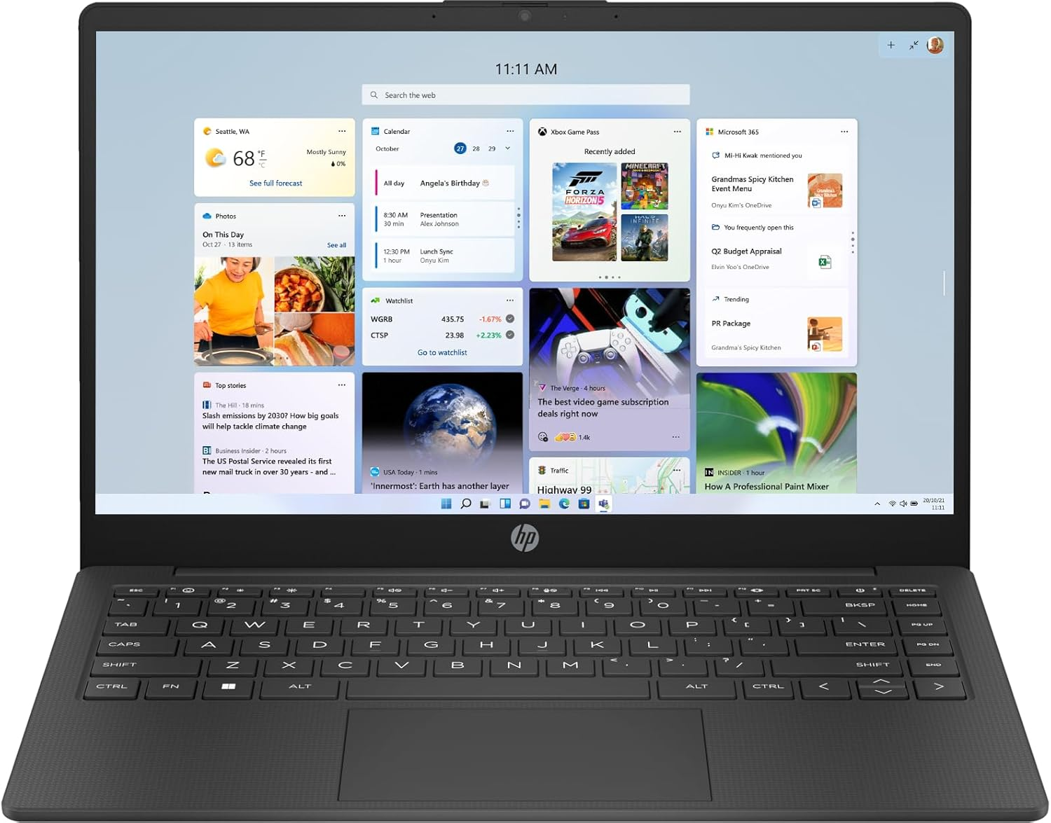 HP 14" Laptop, 14-Inch FHD Display, Intel I7-1255U Processor, 8GB RAM, 256GB SSD, Intel UHD Graphics, Windows 11, Lightweight & Portable, Long Battery Life, Silver, B22Z0PA image number 6