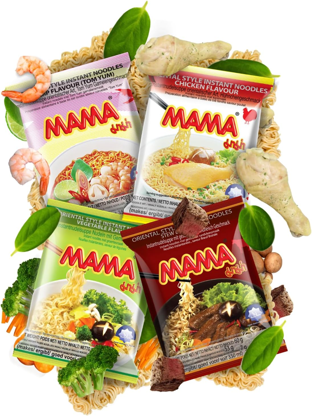 Mama Noodle Shrimp Tomyum 90Gm