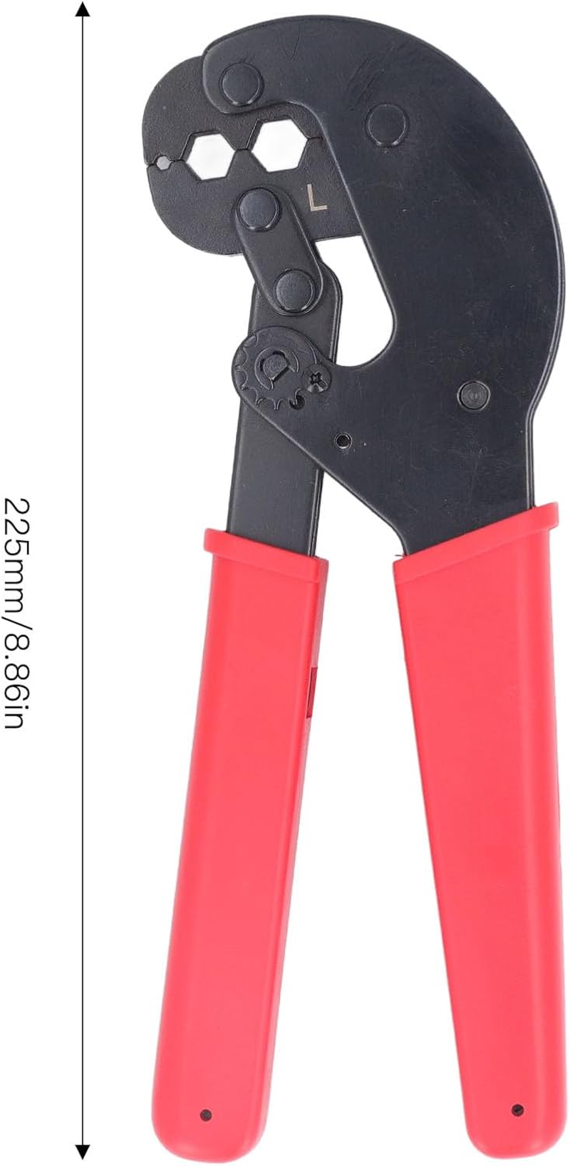 9 Inch Coax Crimping Tool,0.1In 0.359In 0.406In Accurate Hex Coax Cable Crimper Wire Crimping Tool Coaxial Compression Tool Hex Crimp Tool for F 59 image number 1