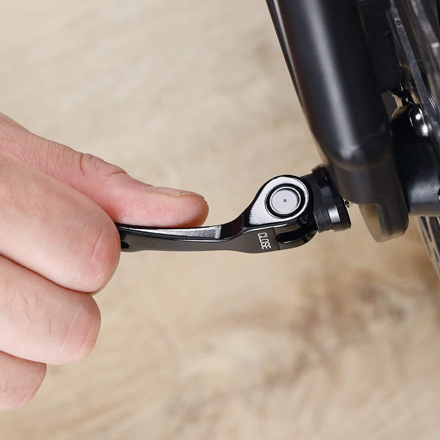 Cyclingdeal Bike Bicycle Front Rear Quick Release Skewers - Axles Set Replacement - QR Lever Set - for Bike Wheel Hub image number 4