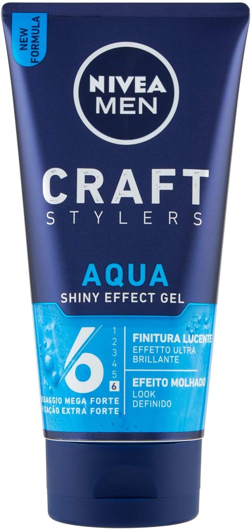 NIVEA Gel Tubo Aqua Gel 6 Mega Forte 150 Ml. - Hair Gel image number 5