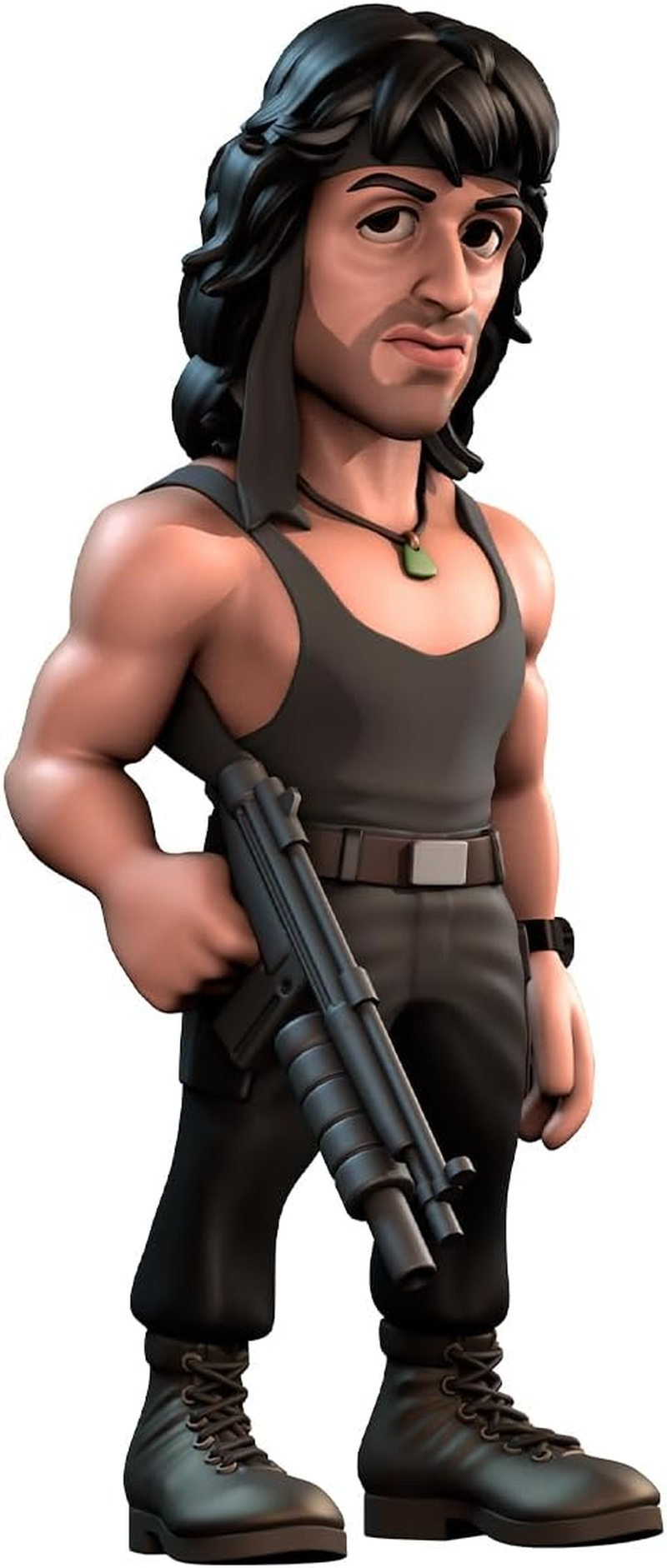 Minix Movies 110 Rambo III with T-Shirt Collectible Figure Toy, 12 Cm Height image number 1