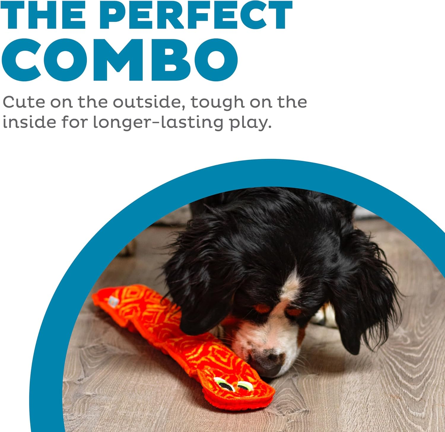 Outward Hound Invincibles Dog Toy - Stuffingless Squeaky Plush Dog Toy image number 2