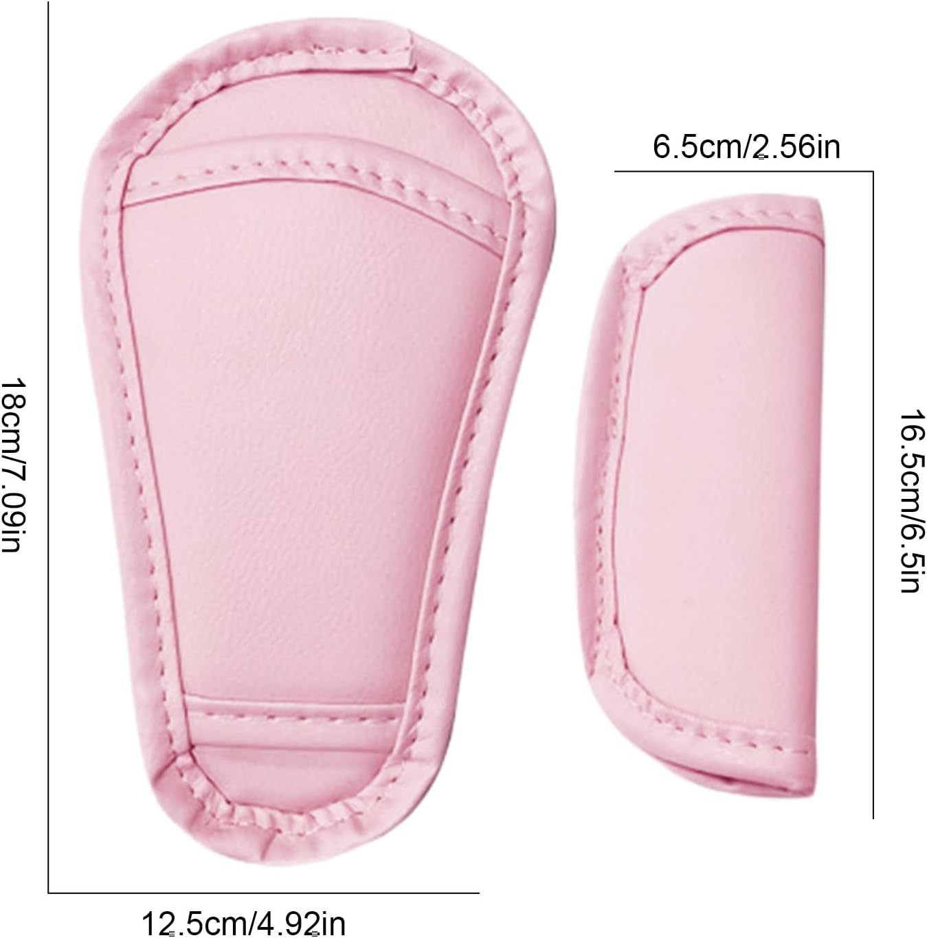 Shoulder Strap and Crotch Harness Pads - Soft 3-Piece Set for Car Seats and Strollers | Child Safety Belt Cushion, Breathable Baby Strap Pad, Dining Chair Harness Cover for All Vehicles - Blue image number 7