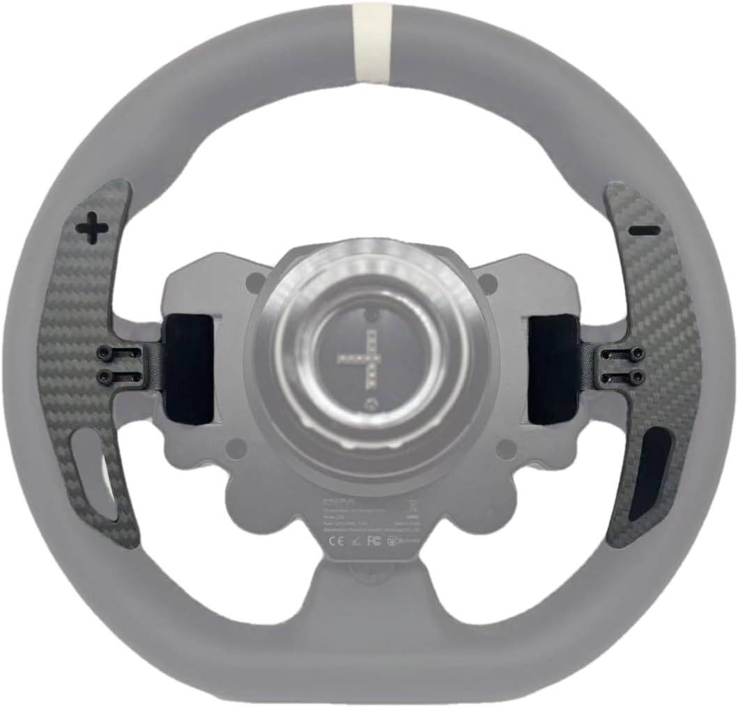 SIMPUSH Adjustable Carbon Fiber Paddle Shifter Mod Modification Parts Accessories for MOZA R5 R3 ES ESX image number 1