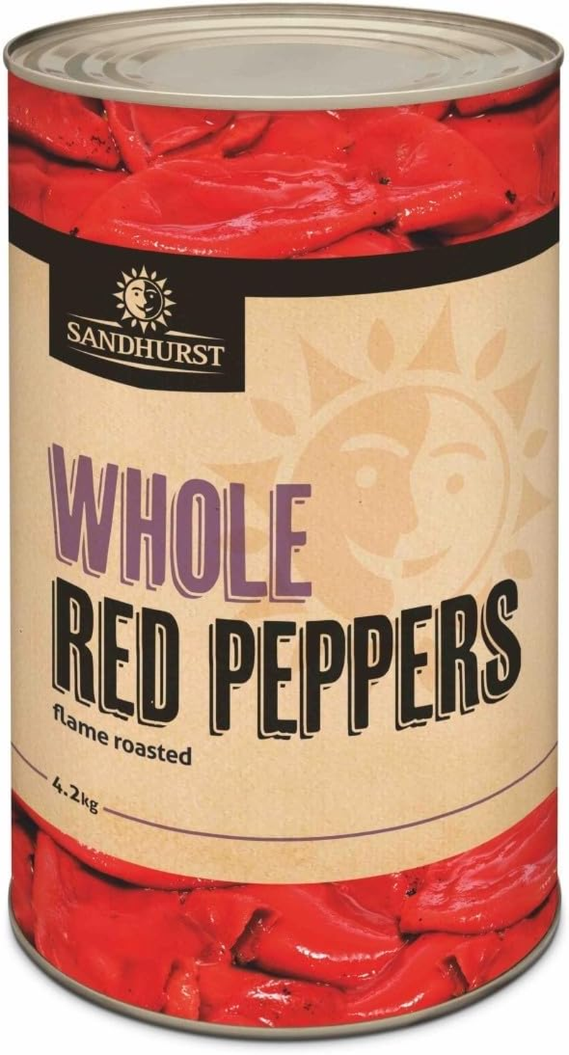 Sandhurst Roasted Whole Red Peppers 4.2 G