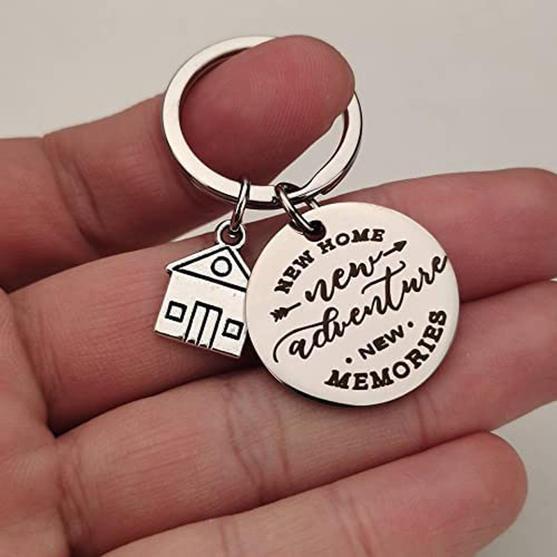 New Home First Home Gifts for Family & Friends - Housewarming Keyring Keychain Gifts for New Home Owners image number 4