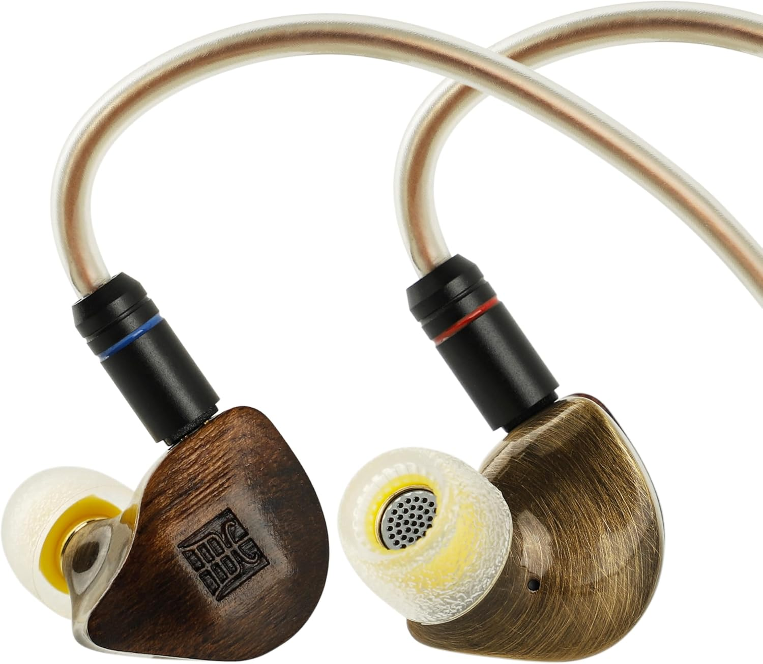 Linsoul Tangzu FUDU VERSE II Hybrid 1DD+2BA in Ear Monitor Headphone, Hifi IEM Earphone, Wired Earbuds with Balanced Tuning, Cnc-Machined Brass Cavity, Detachable OFC 2Pin Cable for Audiophile (3.5Mm) image number 2
