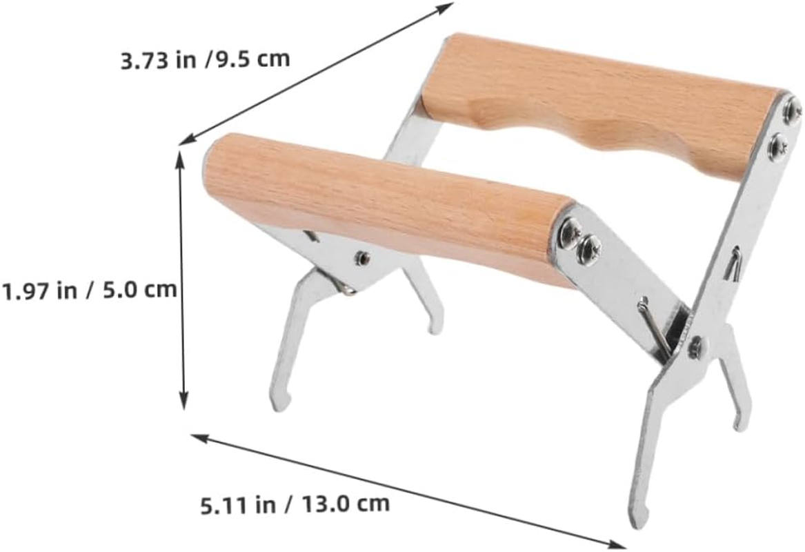 Kisangel 2Pcs Beehive Frame Clamp Beekeeping Frame Lifter Beekeeping Supplies Hive Tool image number 1