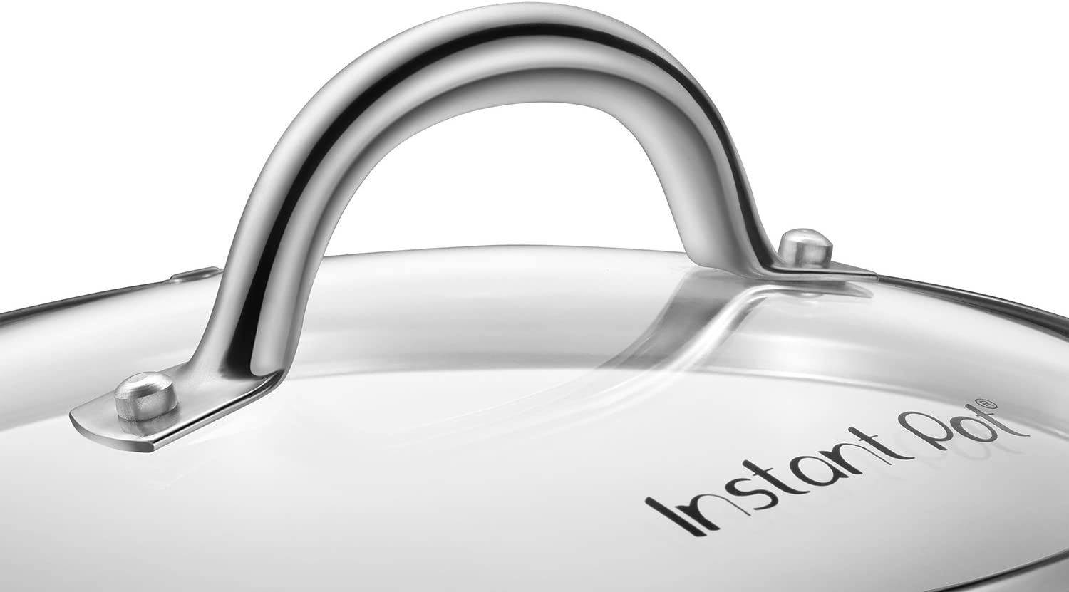 Instant Pot Genuine Tempered Glass Lid, Clear, 5.7L & Genuine Stainless Steel Inner Cooking Pot, 5.7L