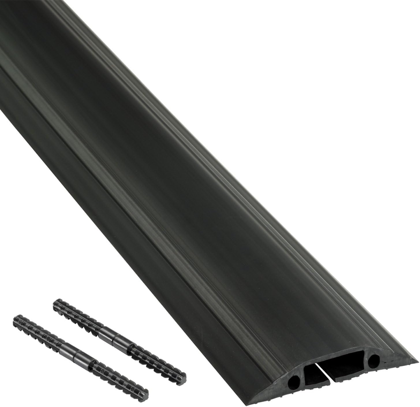 D-Line Floor Cable Protector, FC83B Medium Duty, Linkable Floor Cable Cover, Protect Cables & Prevent a Trip Hazards - 1.8 Meter (L) - Cable Cavity 30Mm (W) X 10Mm (H) - Black image number 6