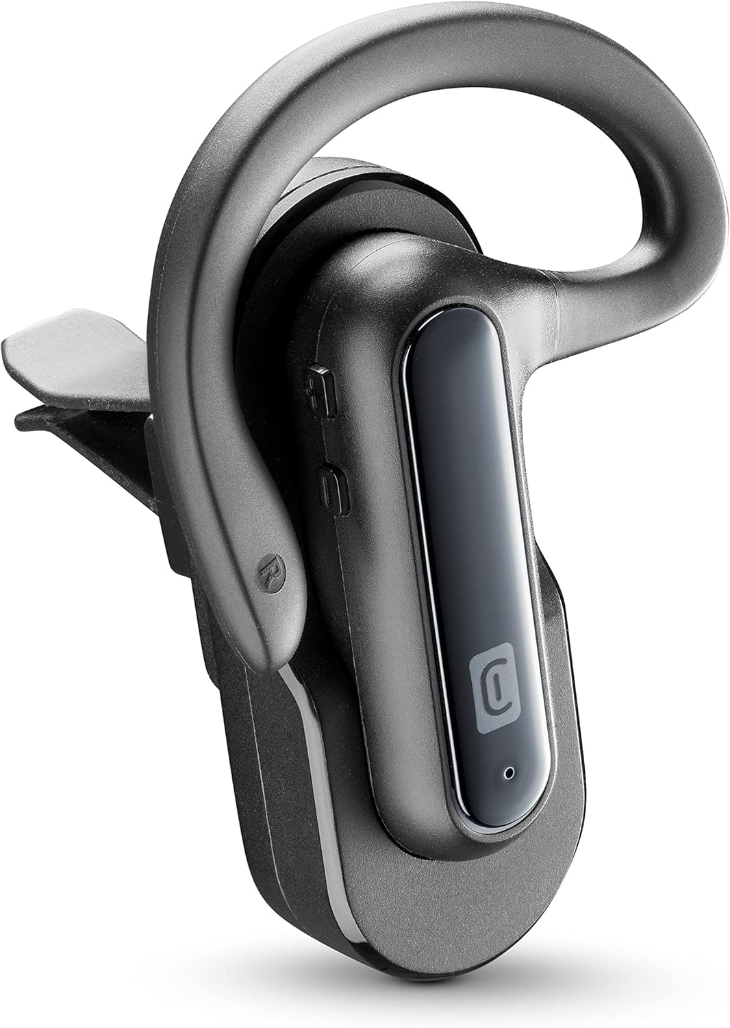 Cellularline | CAR Flat | Auricolare Bluetooth Mono Con Supporto Auto Da Bocchette Di Areazione O Adesivo - Talk Time: 6 Ore - Ricarica : 1.5 Ore - Portata: 10Mt image number 1