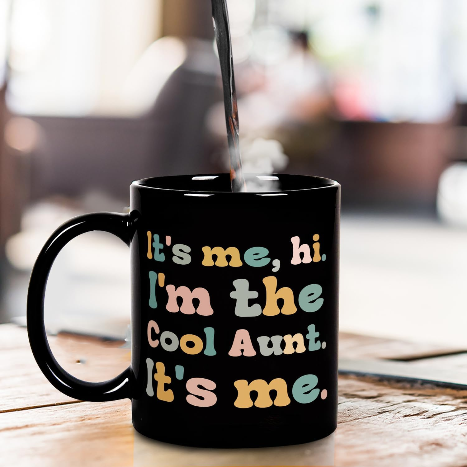 Fatbaby Cool Aunt Coffee Mug,Mother&rsquo;S Day Birthday Gifts for Aunt,New Aunt First Time Auntie to Be in My Auntie Era Tea Cup 11 OZ - Auntie Est.2025 image number 6