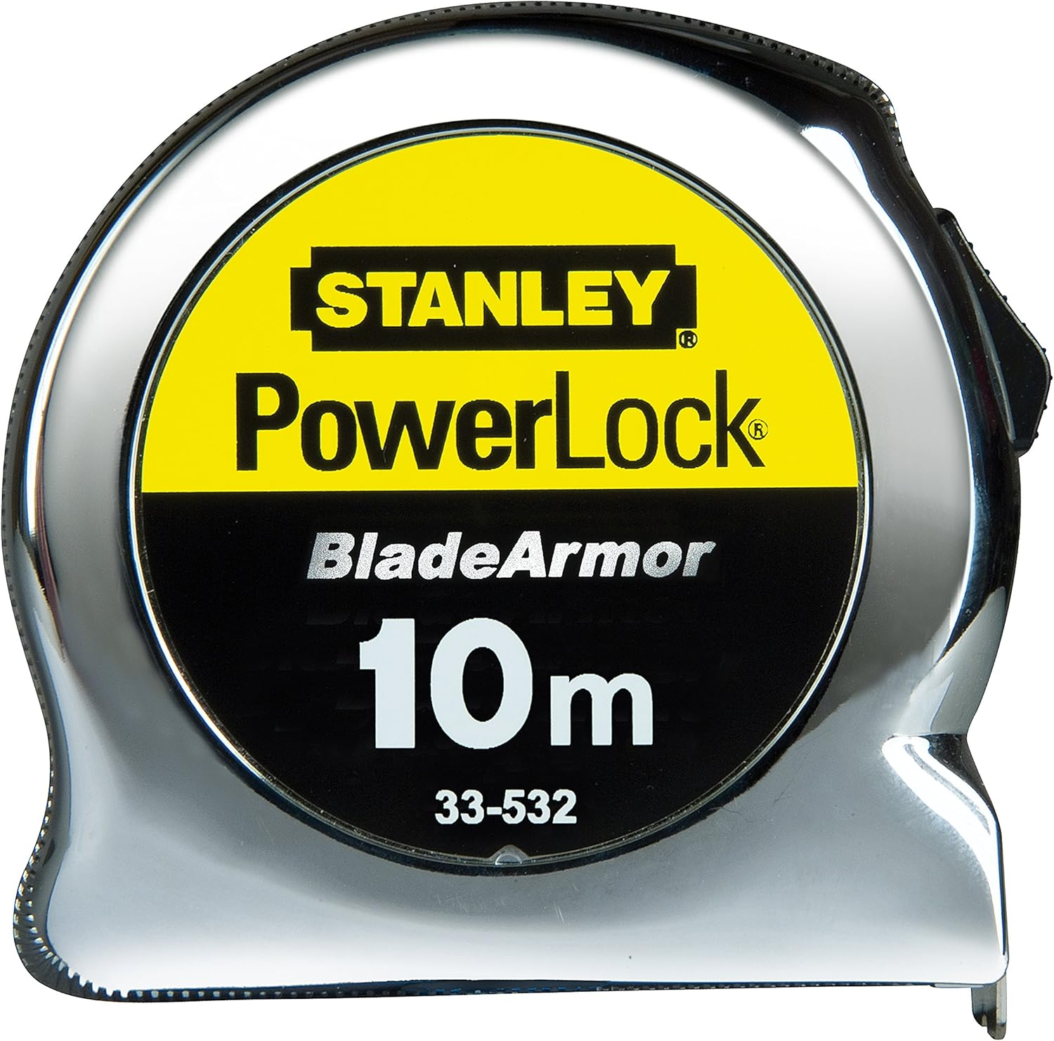 Stanley 0-33-532 10M Micro Powerlock Tape with Blade Armor, Silver image number 1