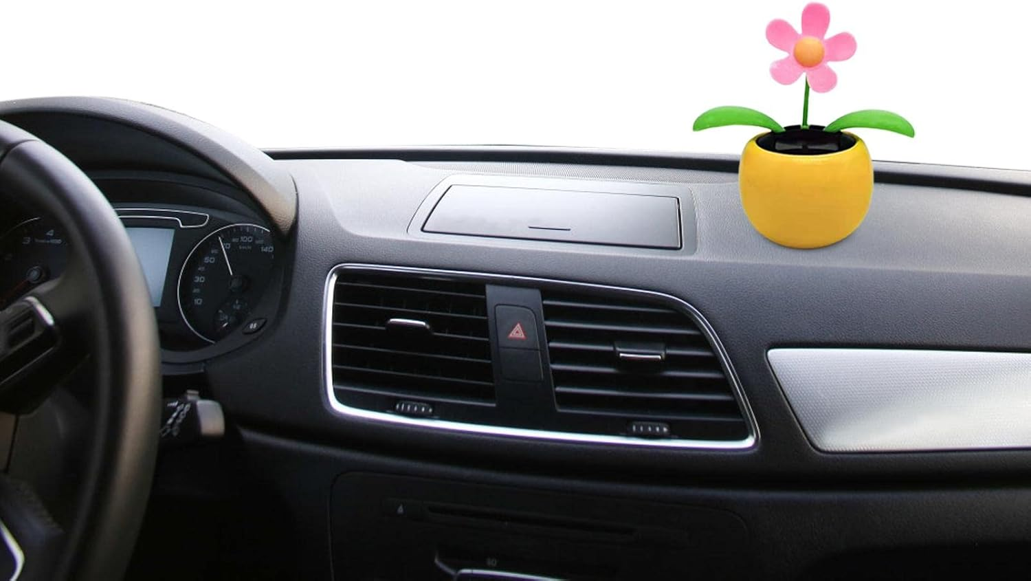 Solar Powered Dancing Flower, Sunflower Solar Dancing Solar Toys, Bee/Flower Car Swinging Dancing Toys, Shaking Head Car Ornaments, Car Dashboard Decor Offices Desk Dancer Toy Funny Ornaments - E image number 6