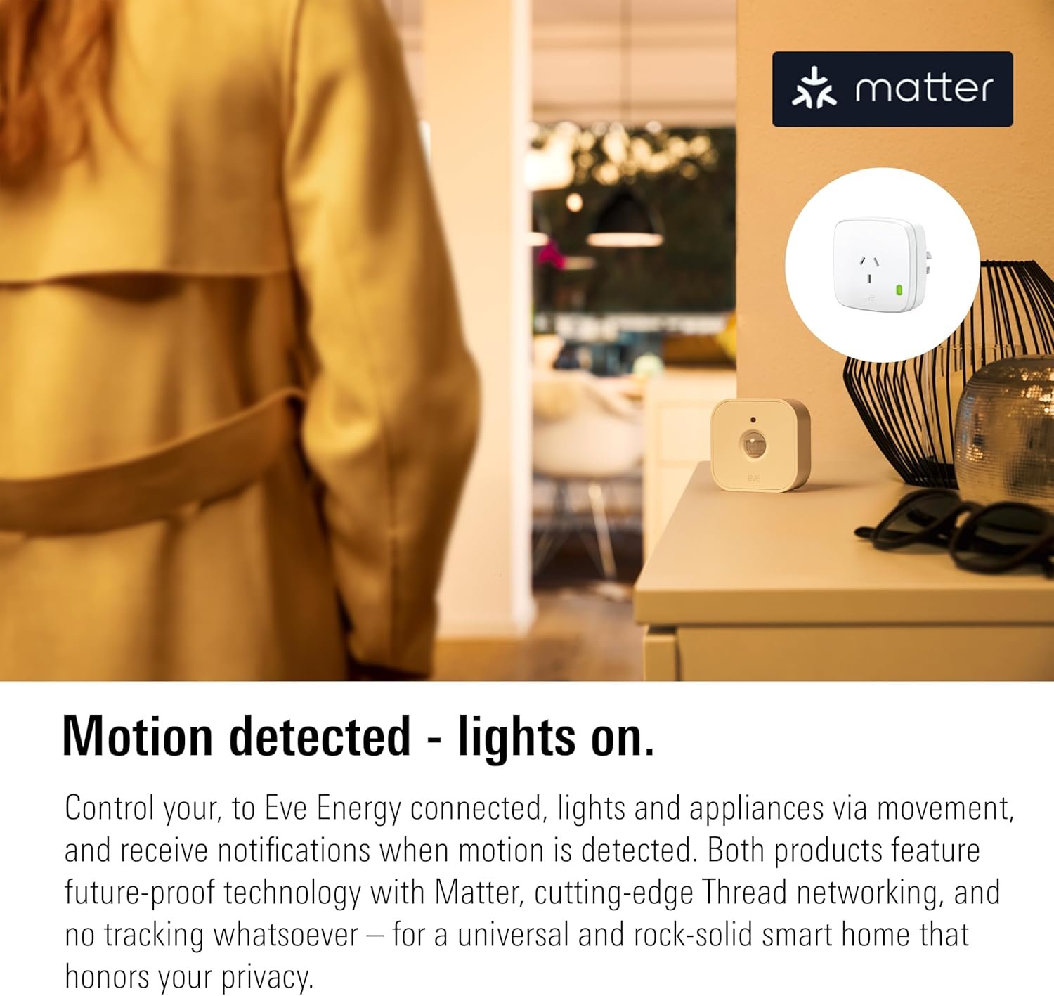 Smart Lighting Set - Eve Energy (Matter) & Eve Motion (Matter) - Requires Thread Border Router image number 2