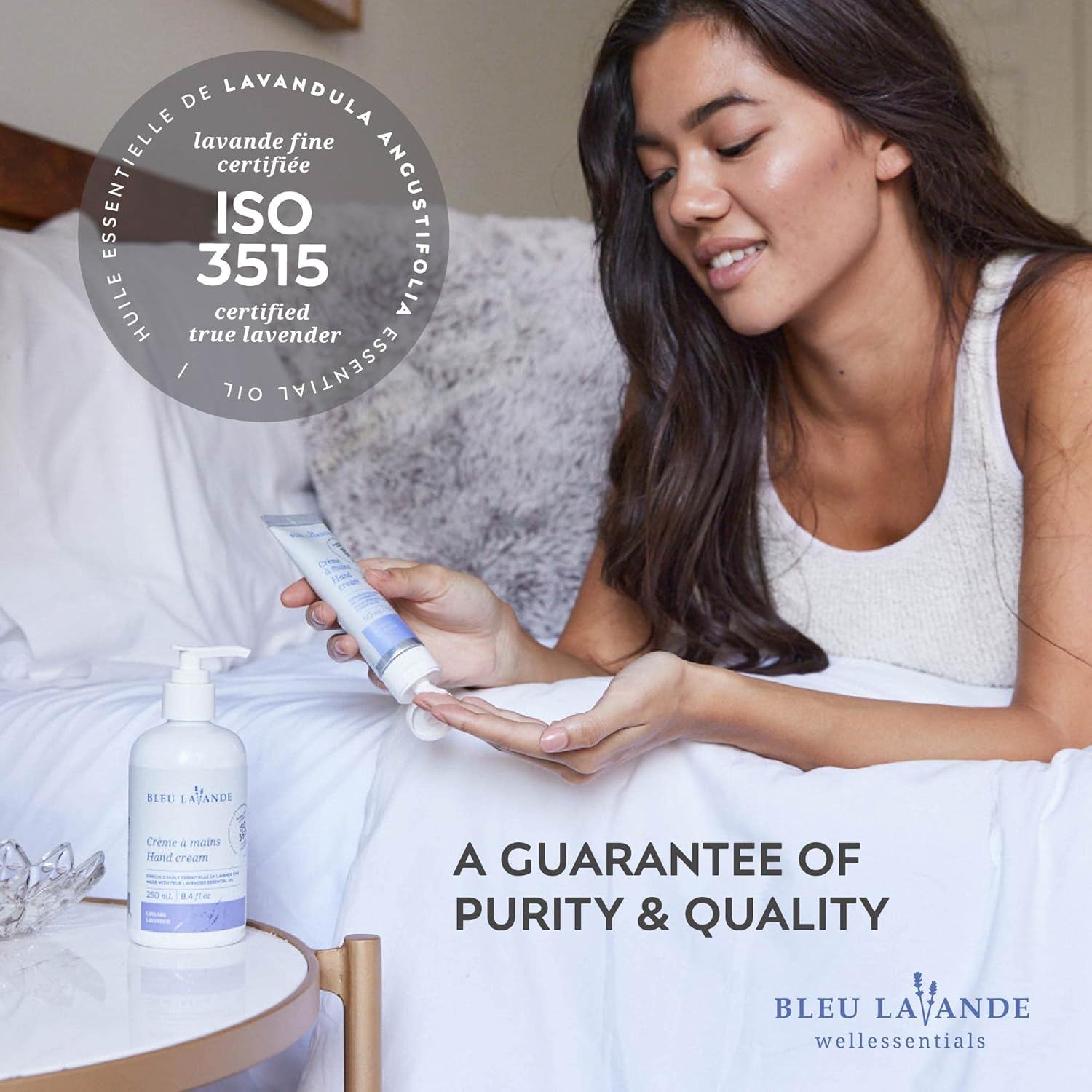 Bleu Lavande Soothing Hand Care Holiday Set - Natural Lavender Products &ndash; Lavender Hand Soap and Lavender Hand Creams &ndash; Cruelty Free &ndash; No Artificial Fragrances, Parabens or Sulfates image number 4