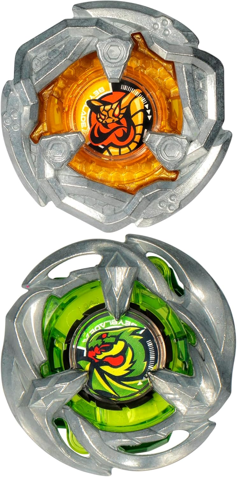 Beyblade X Gale Wyvern 5-80GB and Tail Viper 3-80HN Dual Pack Set with 2 Right-Spinning Tops; Battling Top Toys for 8 Year Old Boys and Girls image number 3