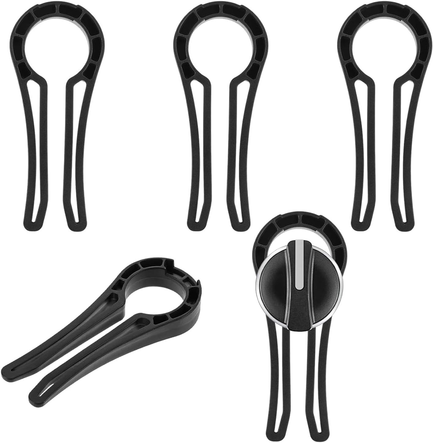 Shengsenfu Stove Knob Locks 5 Pack, Child Safety Guards, Durable Design Baby and Pets Proof Gas Stove Knob Locks Baby Proof Oven Knob Safety Covers, Stove Lock, Portable Child Proofing Stove Lock image number 5