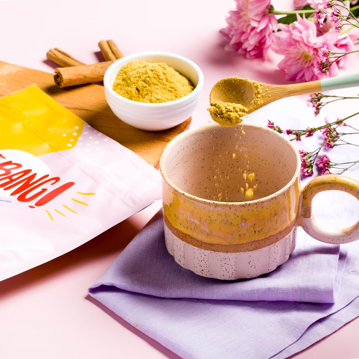 Shebang! Woman Peri Chai Latte with Magnesium and Collagen - Soothes and Nourishes Perimenopausal & Menopausal Women image number 5