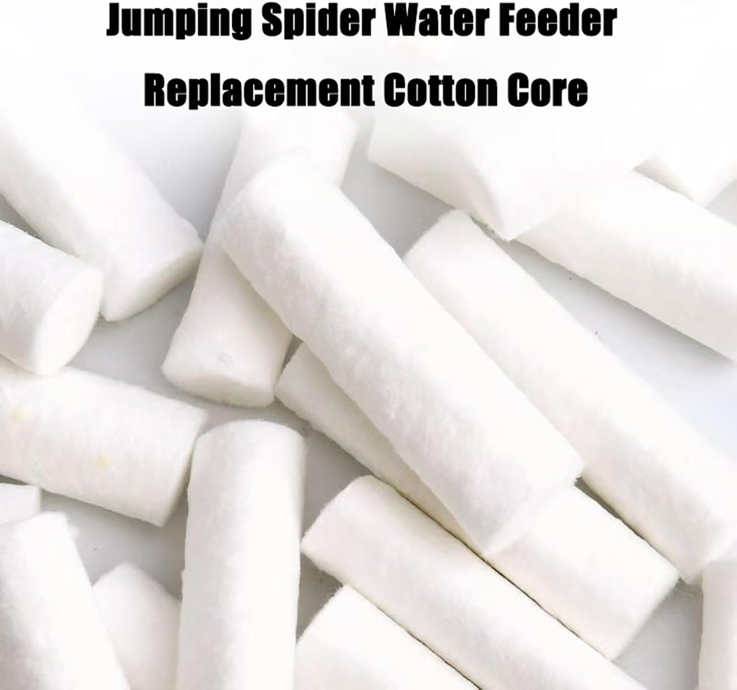 Jumping Spider Water Fountain Replacement Cotton Roll, Absorbent Cotton Swab (30 Pieces) image number 2