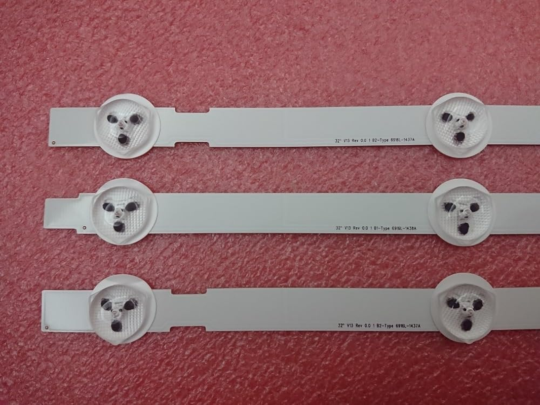 Kit 3 PCS LED Backlight Compatible with LG 32LB530U 32LN541V 32LN540V B1/B2-Type 6916L-1437A 1438A LC320DUE SF R1 32LN577S 32LN5400 (Color : 2Kit for 2 TV)
