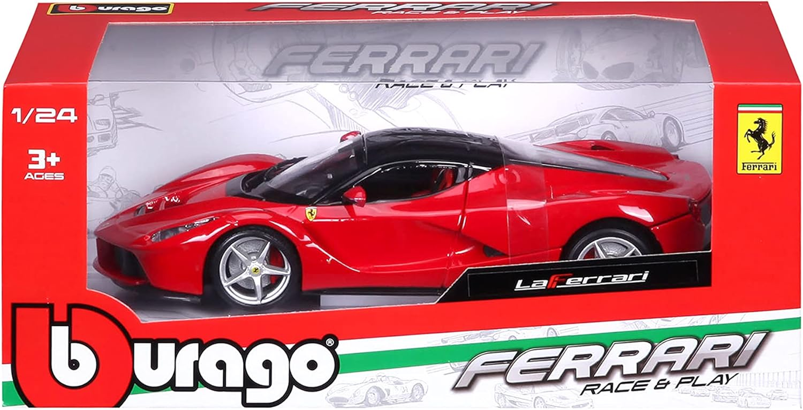 Bburago Ferrari LA Ferrari Scale Diecast Car Vehicle, 1:24 image number 3