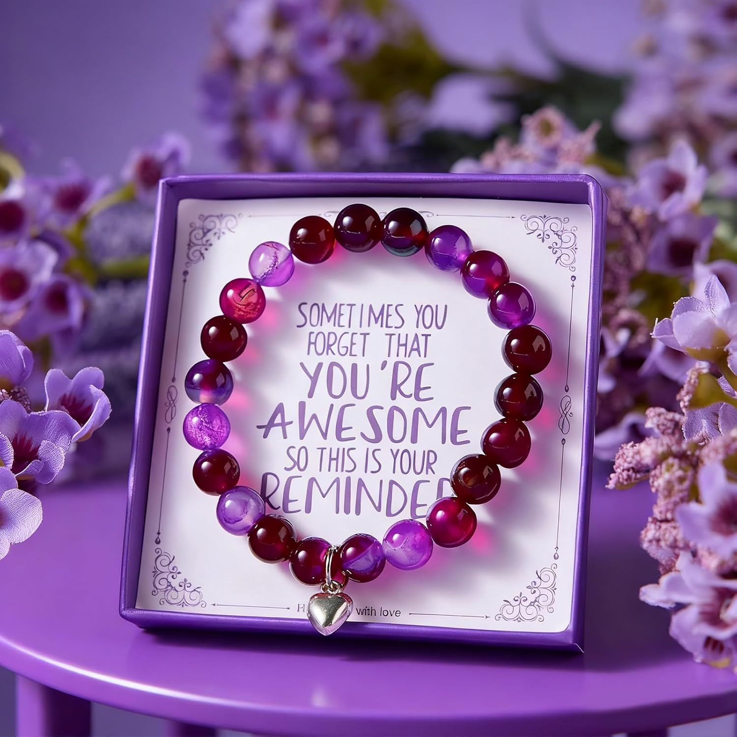 Gifts for Women Relaxing Lavender Spa Care Set - Gift Hamper Box Pack, Perfect for Birthday, New Years, Valentine'S Day, Mother'S Day, Wife, Girlfriend, Sister, Best Friend & Colleague image number 2