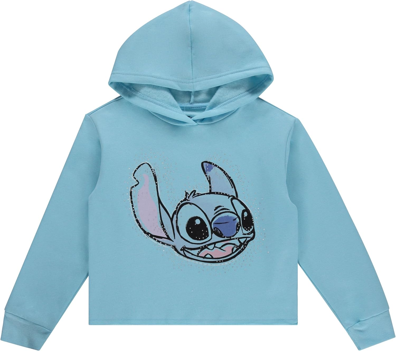 Disney Lilo & Stitch Girls Hoodie - Stitch Skimmer Pull over Hoodie- Little and Big Girl Sizes 4-16