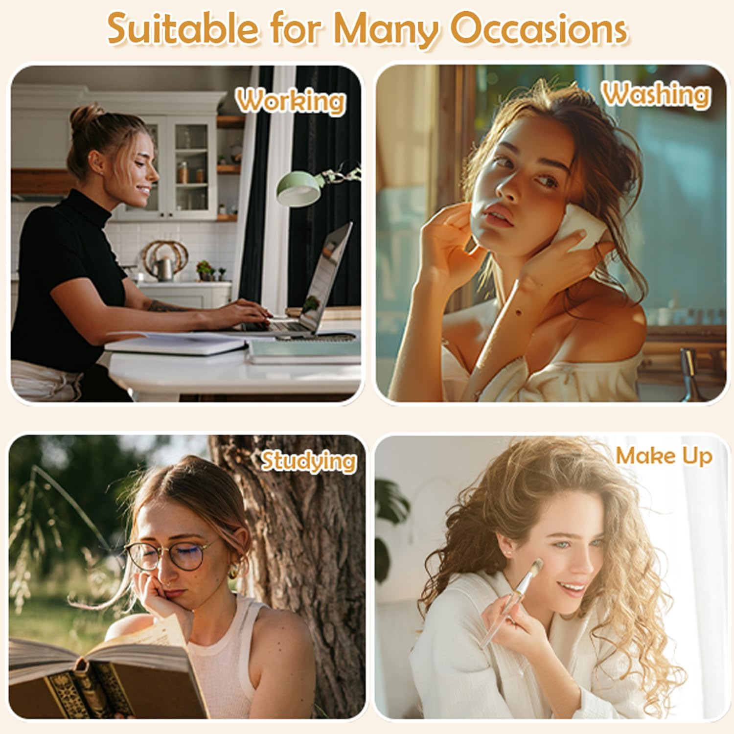 Women'S Hair Clip, Pack of 8, Flat Hair Clip, Claw Clip, Strong Hold & Non-Slip, Large Flat Claw Clip, Hair Clip for Inserting for Thick and Thin Hair image number 5