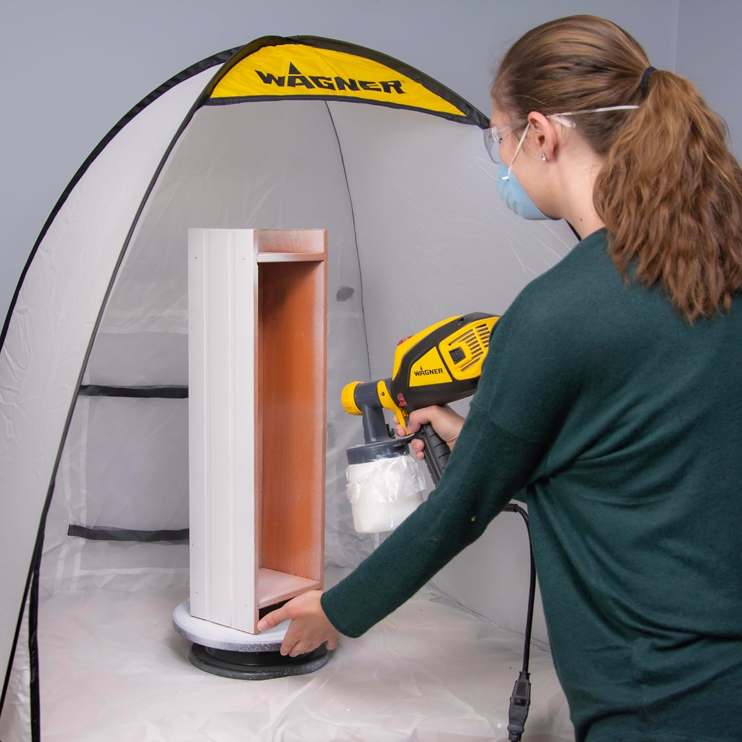 Wagner Spraytech C900086.M Turntable for Paint Spraying 11" Diameter round Platform to Hold Spraying Projects, Smooth Rotation for Paint Spraying and Crafting Projects image number 6