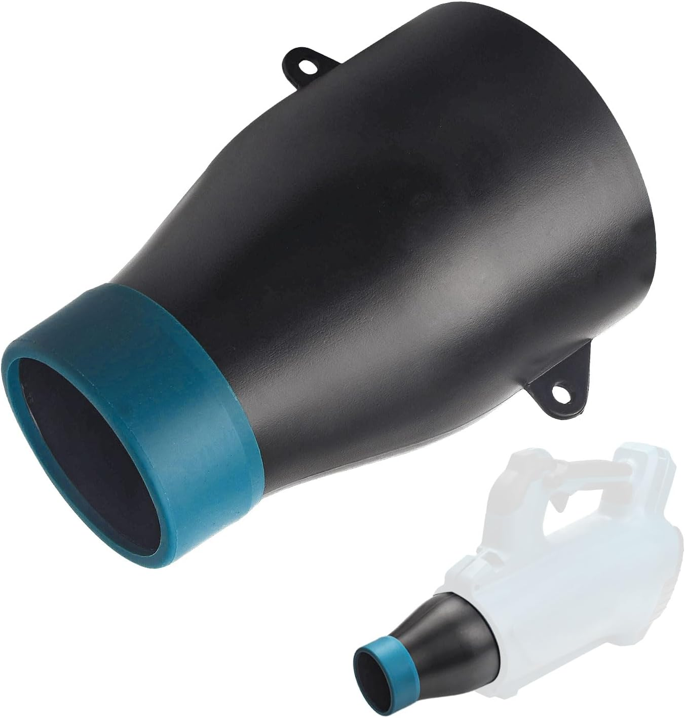 Car Drying Nozzle for Mak-Ita 18V LXT Leaf Blowers XBU03Z, XBU03SM1, DUB184Z, DUB184PT, DUB184PT2 - Contain Protective Silicone Band image number 2