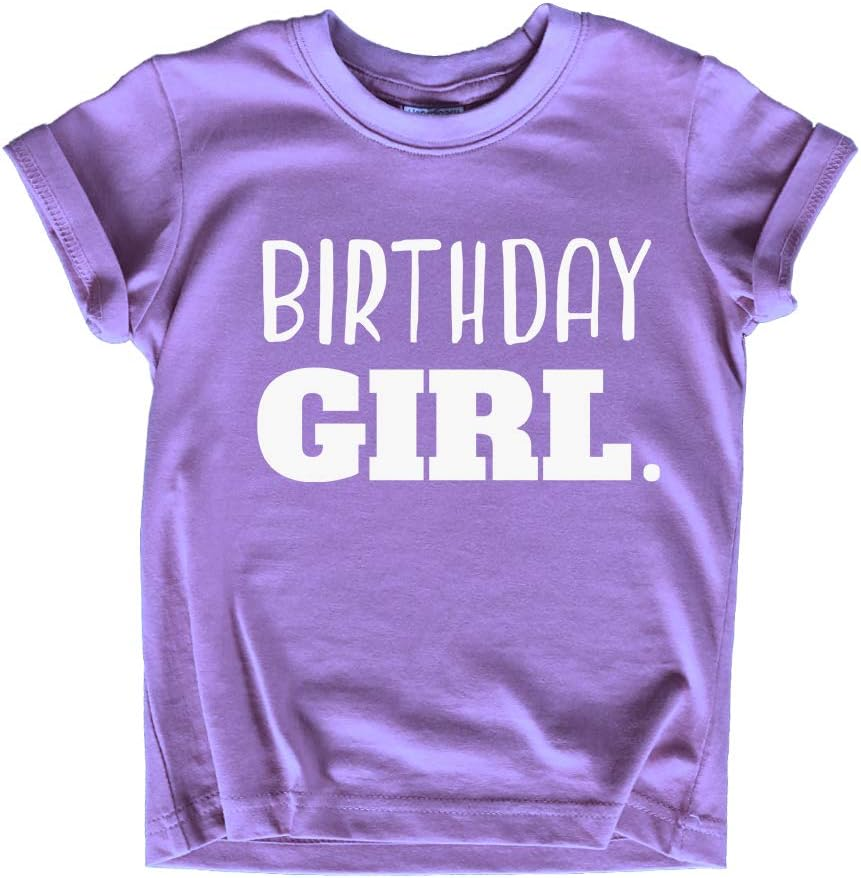 Birthday Girl Shirt Girls Birthday Tee Outfit Toddler Baby 1St 2Nd 3Rd 4Th 5Th 6Th 7Th image number 4