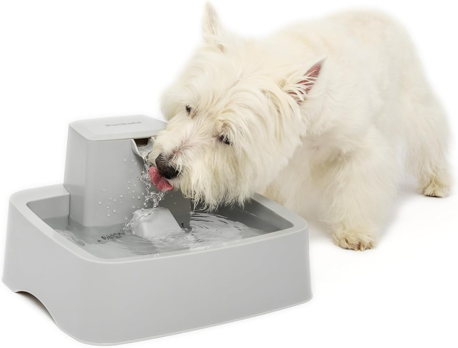 Petsafe Drinkwell Platinum Dog and Cat Water Fountain, Automatic Drinking Fountain for Pets, 168 Ounce,Grey image number 6