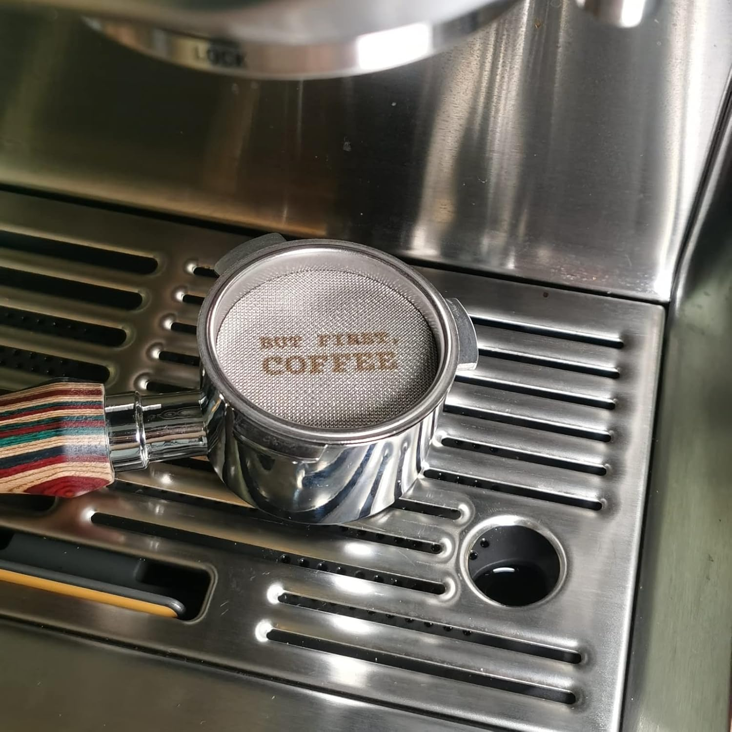 GEMINI Espresso Puck Screen - 49Mm, 1.7Mm Thickness 150&Mu;m Filter Screen - Reusable Coffee Mesh for Portafilter Basket - Made with 316 Stainless Steel image number 1