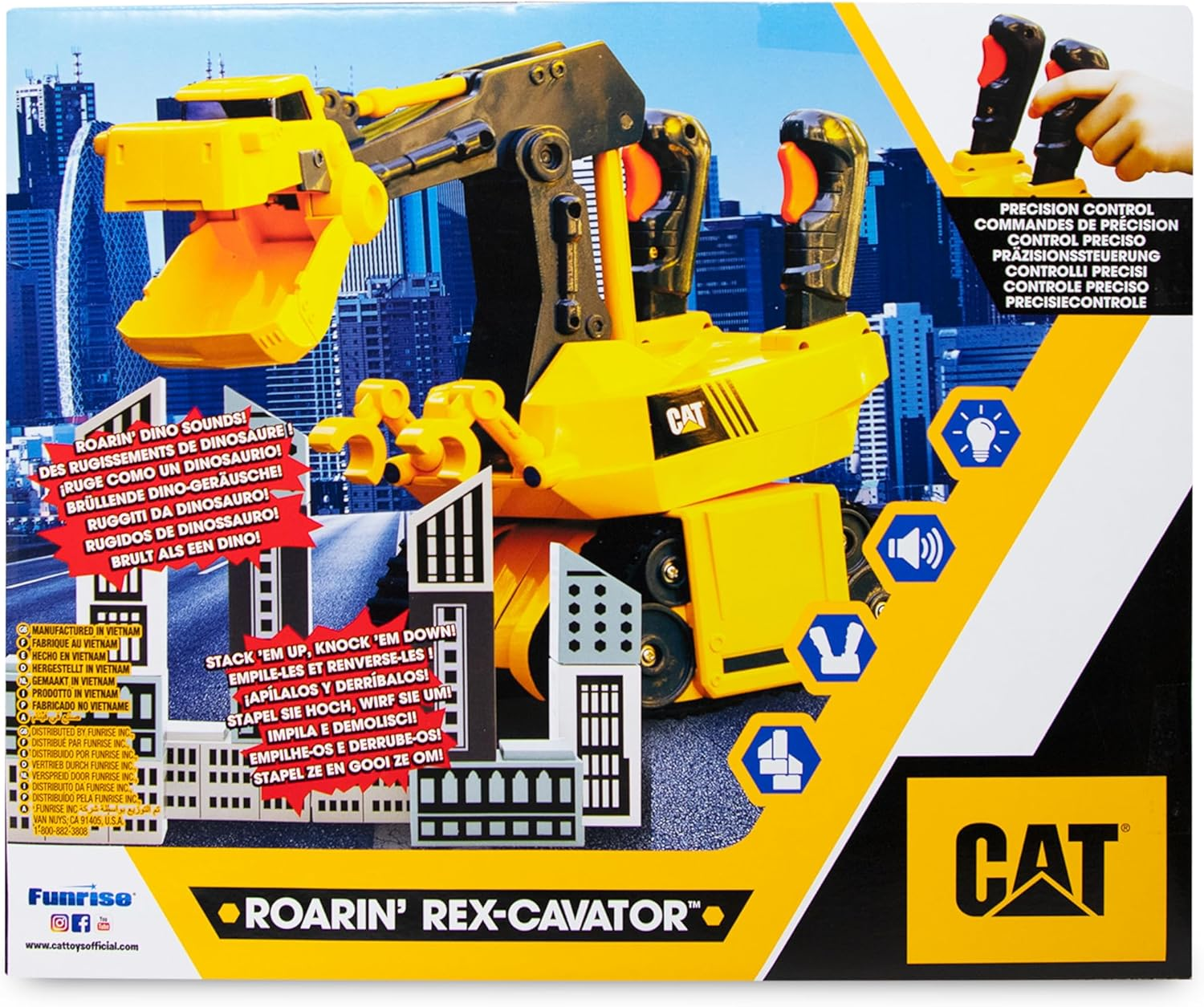 Cat Roarin' Rex-Cavator Toy image number 6