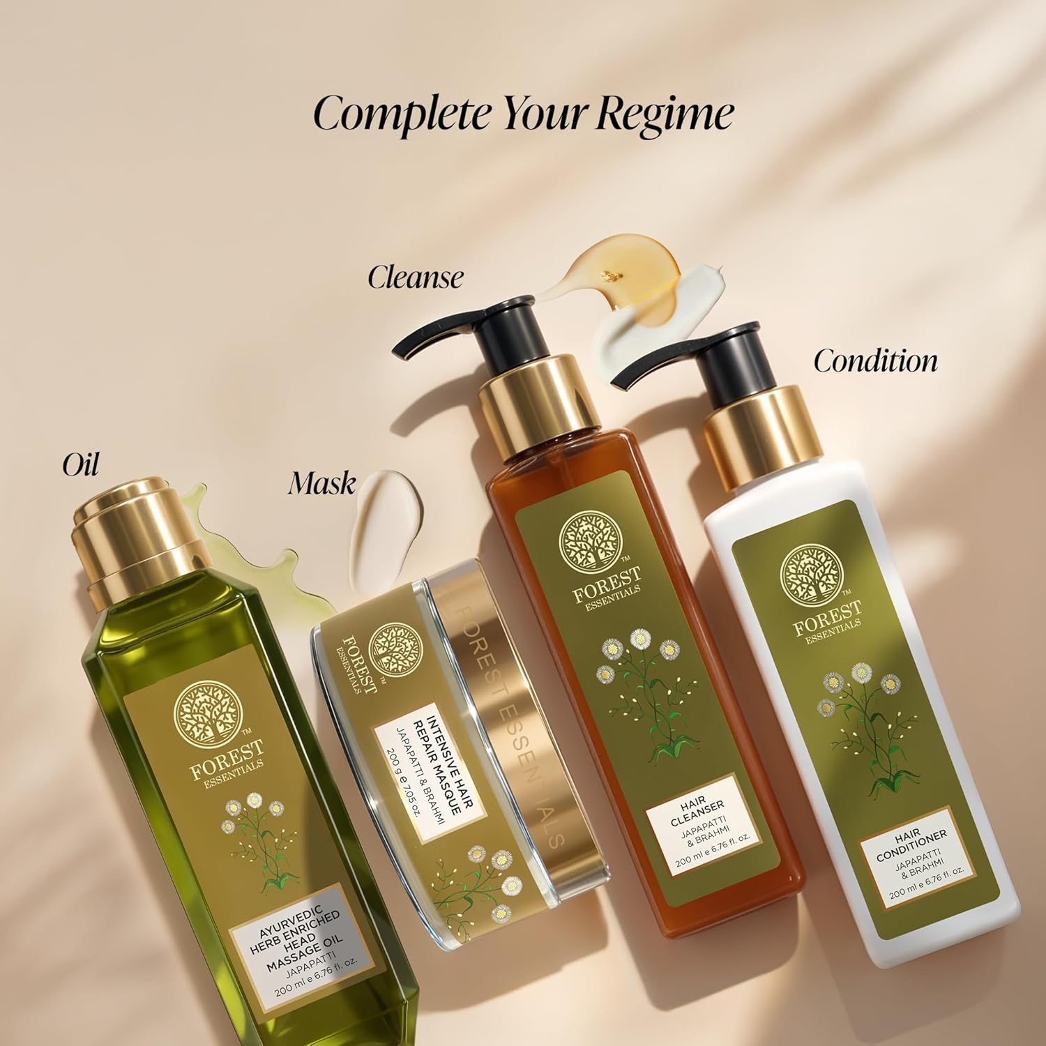 Forest Essentials Hair Cleanser Japapatti & Brahmi 200Ml image number 1