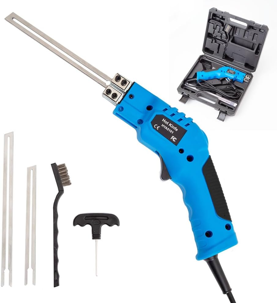 ALSTON 150W Electric Hot Knife Foam Board Cutter Tool Kit Styrofoam Foam Cutting Machine for Foam Board Insulation with Blade Brush and Storage Case AU Plug image number 2