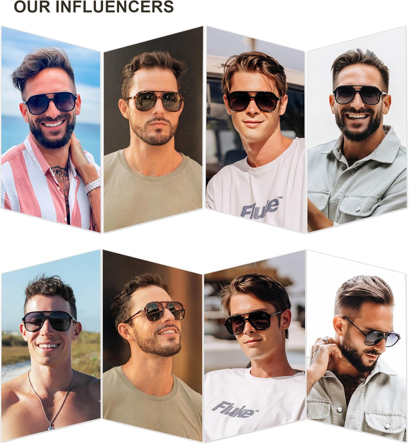 SOJOS Retro Polarized Aviator Sunglasses Womens Mens Classic 70S Vintage Trendy Square Aviators SJ2174 image number 4