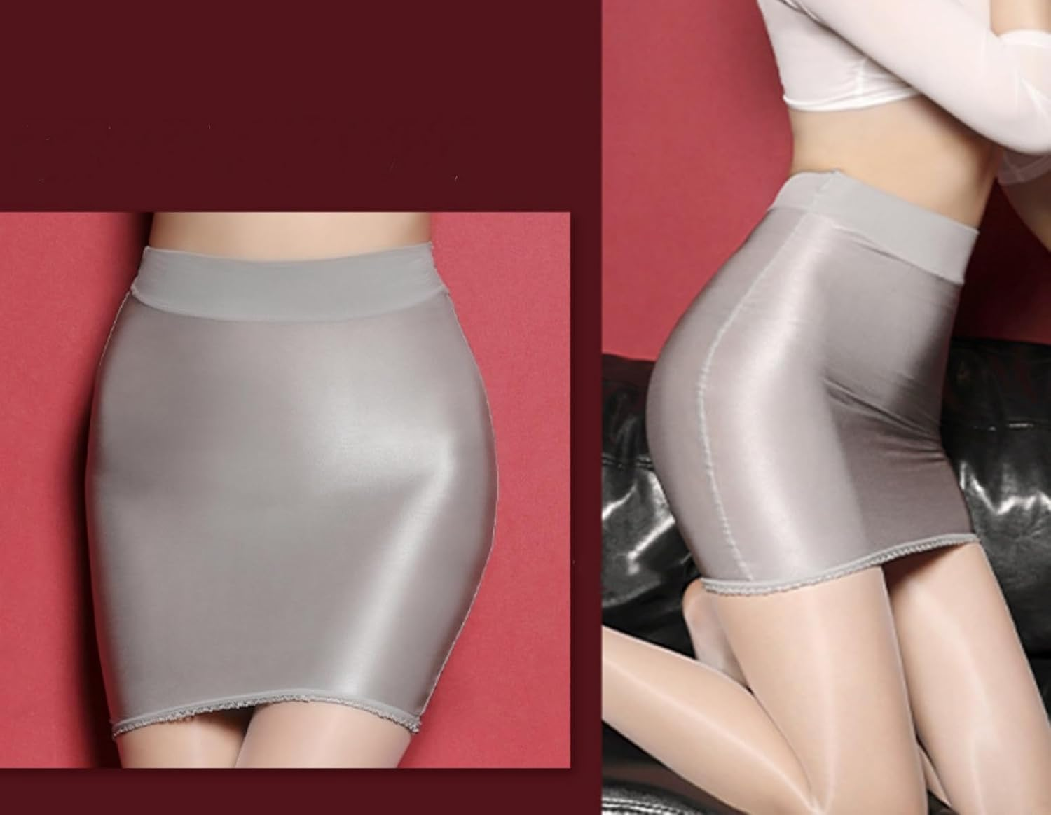 WFWFLIU Women'S Mesh Sheer See through Short Dress Tight Hip Mini Skirts Women'S Short Mini Skirt image number 3