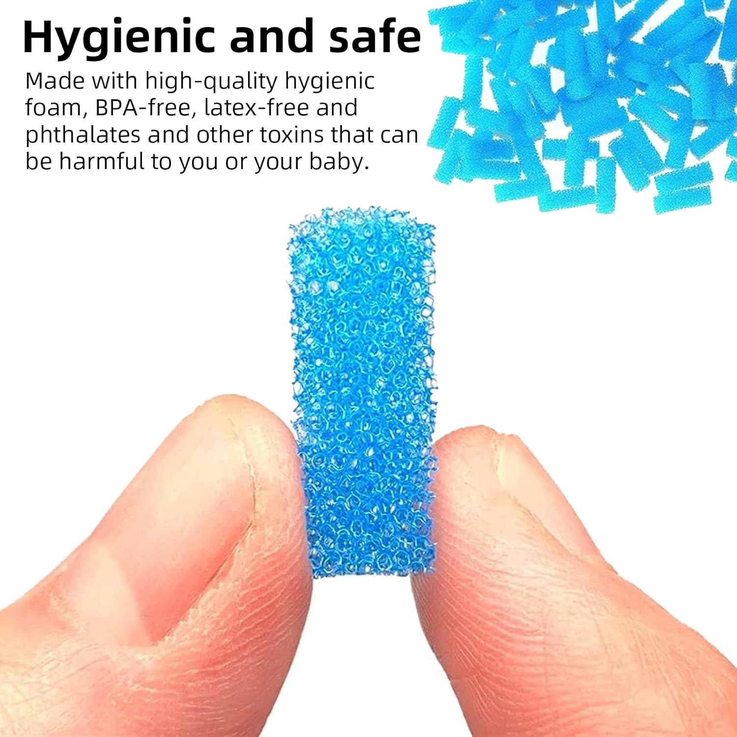 Hzqzaoan 100-Pack Baby Nasal Aspirator Filters - Replacement for Nosefrida & for Snotty Boss | Bpa-Free Nose Sucker Filters for Gentle Baby Care