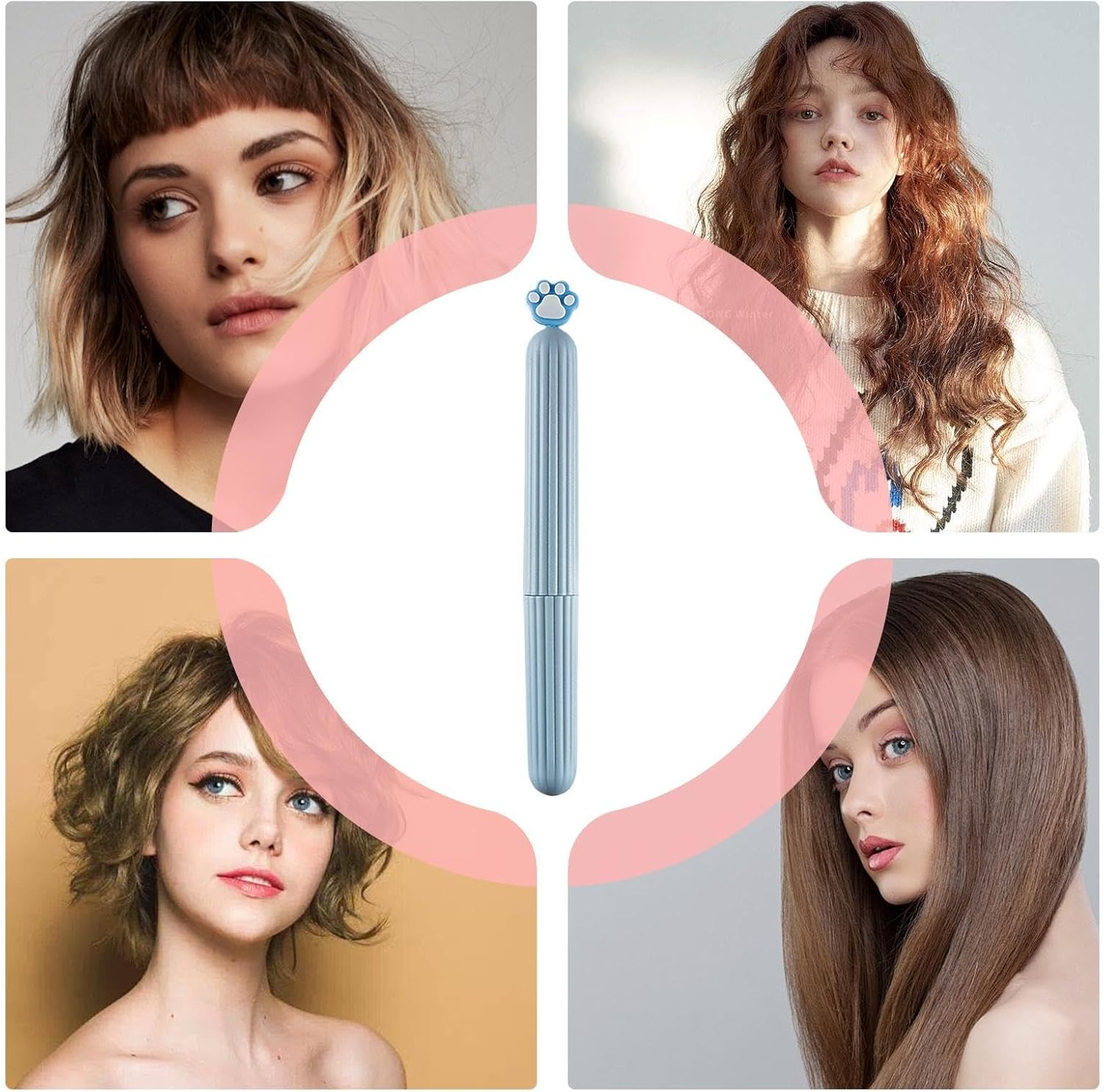 Compact Comb for Women, Beauty Comb for Girl - Lightweight Hair Care Brush Small Cute Comb for Dating, Travel, Business Travel, Party image number 5